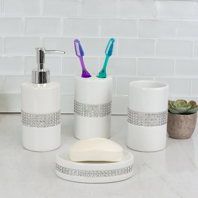 Etta Avenue™ Tristen Luxury 4 Piece Bathroom Accessory Set & Reviews